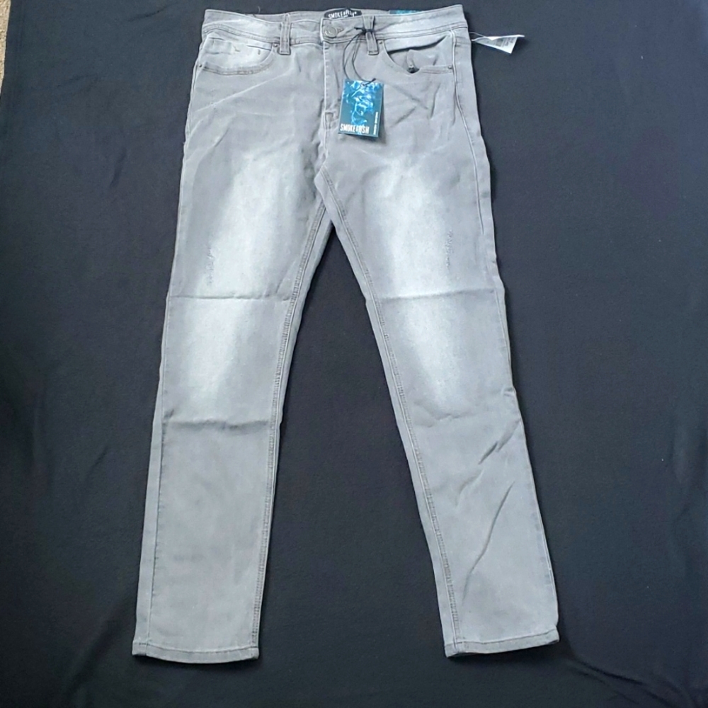 Mens Grey Jeans